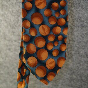 Vintage Grateful Dead Blue Orange100% Silk Tie “King’s Marbles First Set”